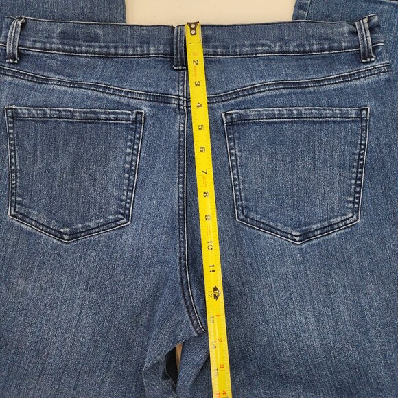 Gloria Vanderbilt Amanda Womens 14 Short 35x27 Straight Leg Blue Jeans High Rise - Picture 11 of 15
